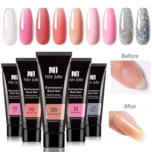 Née Jolie™ Nail Gel Set: Nail Extension Set - easylife