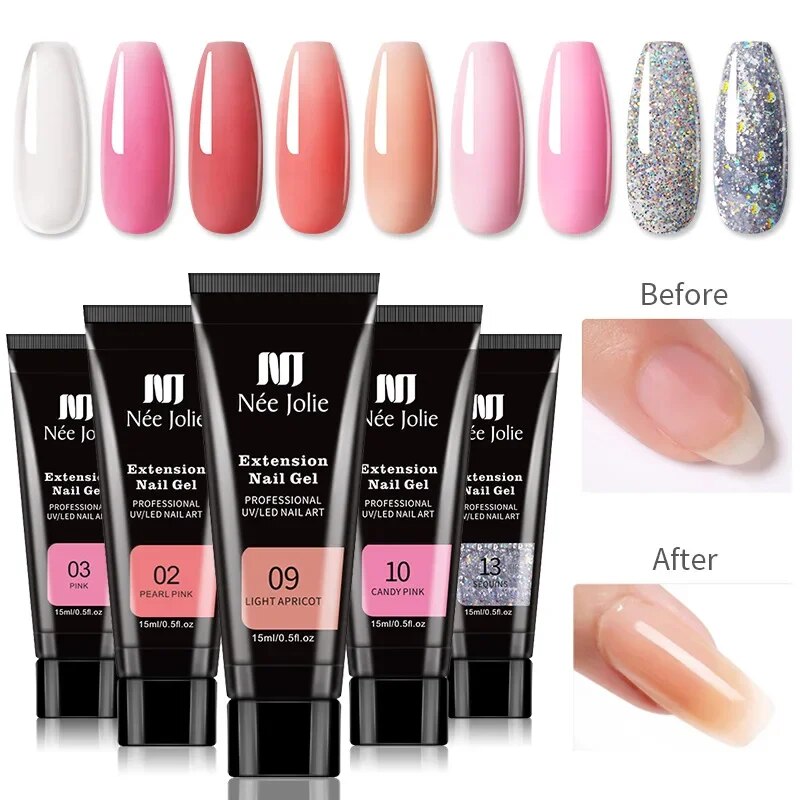 Née Jolie™ Nail Gel Set: Nail Extension  Set - easylife