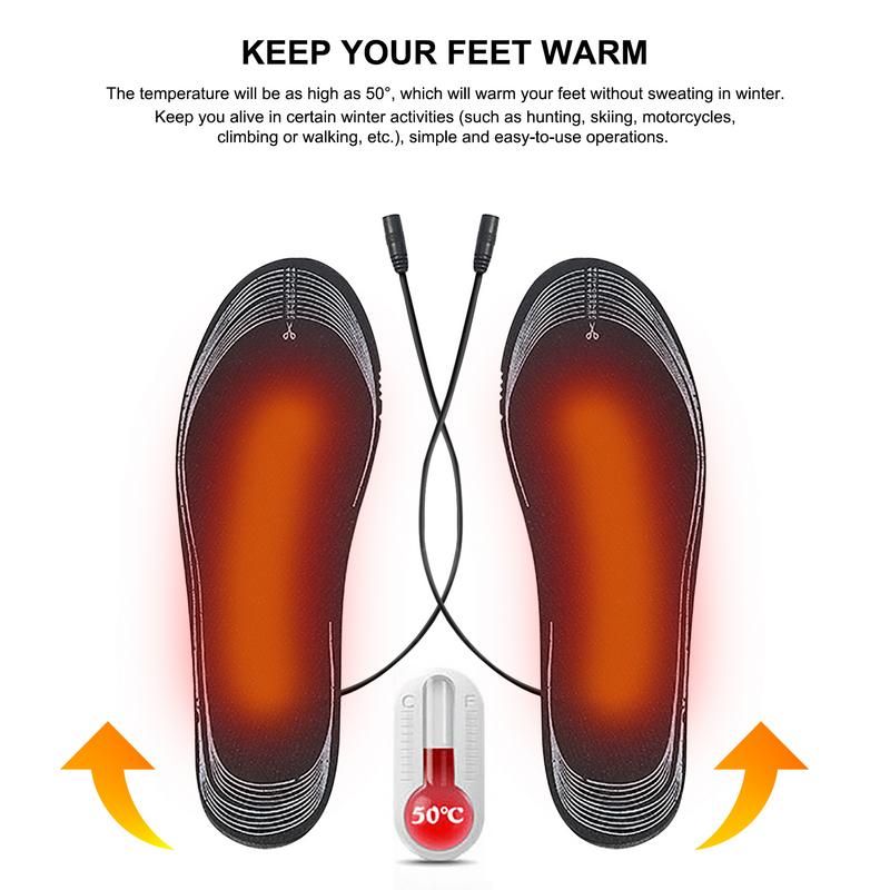 WarmStep™: USB Rechargeable Heated Insoles - easylife