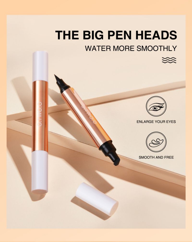 O.TWO.O™ Double-Ended Eyeliner Stamp: Effortless Precision for Stunning Eyes - easylife