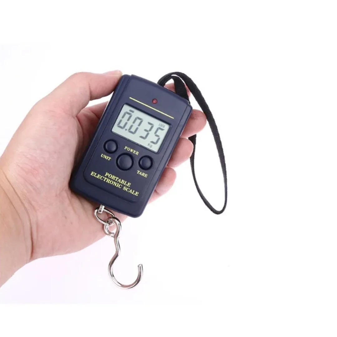 40kg Digital Electronic Scale Without Backlight Bubble Bags Mini Fishing Luggage Travelling Hanging Hook Kitchen Weighing Tools