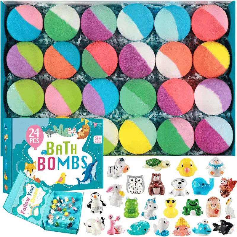MysteryFizz™ Kids Bath Bombs – 20 Fun Surprises Inside