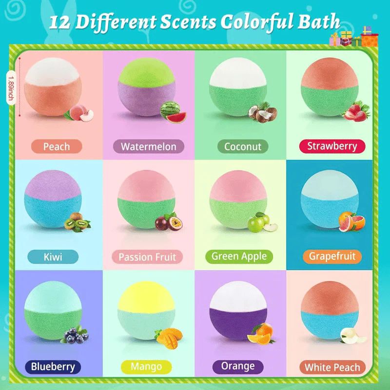 MysteryFizz™ Kids Bath Bombs – 20 Fun Surprises Inside