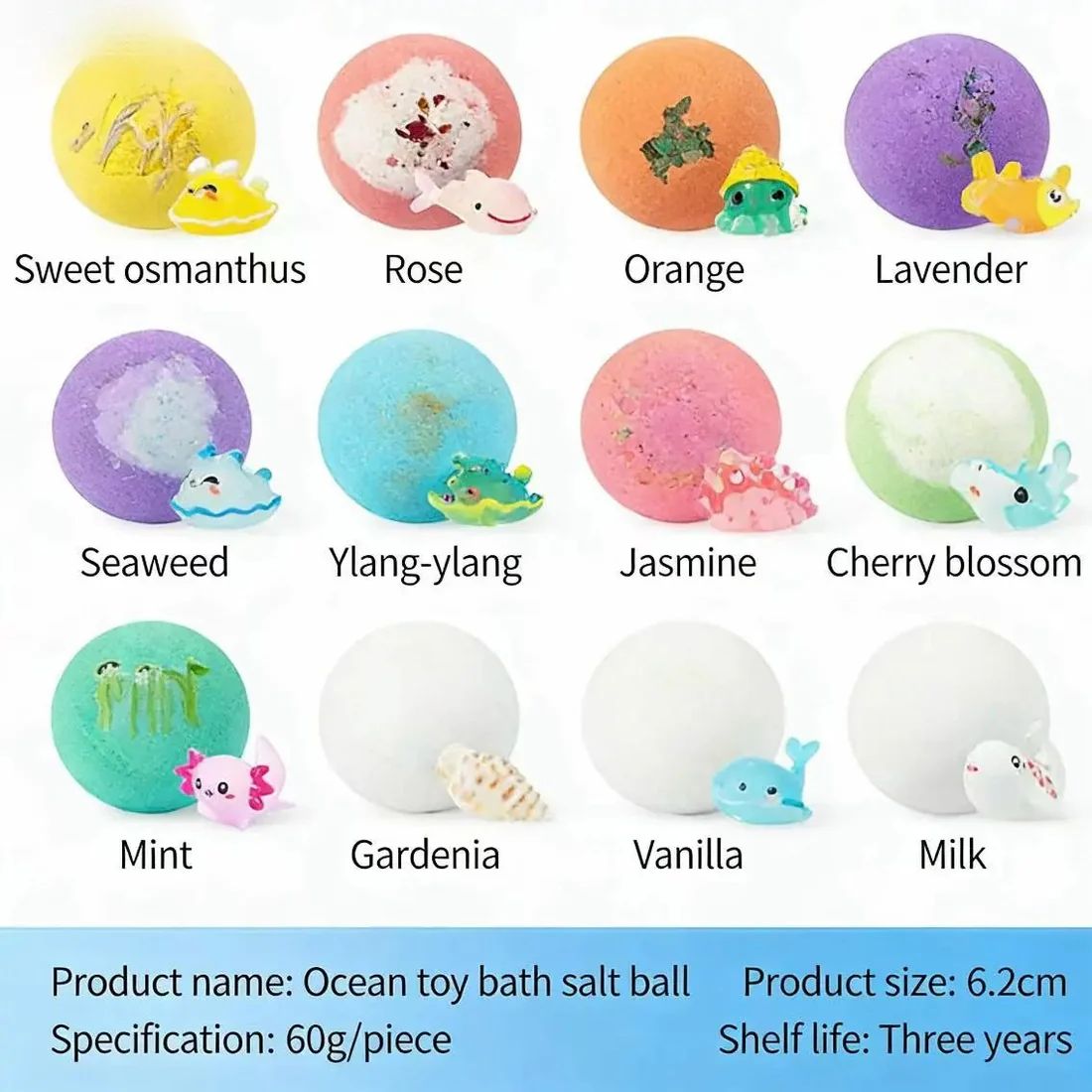 MysteryFizz™ Kids Bath Bombs – 6/12/18 Pack with Surprise for Kids