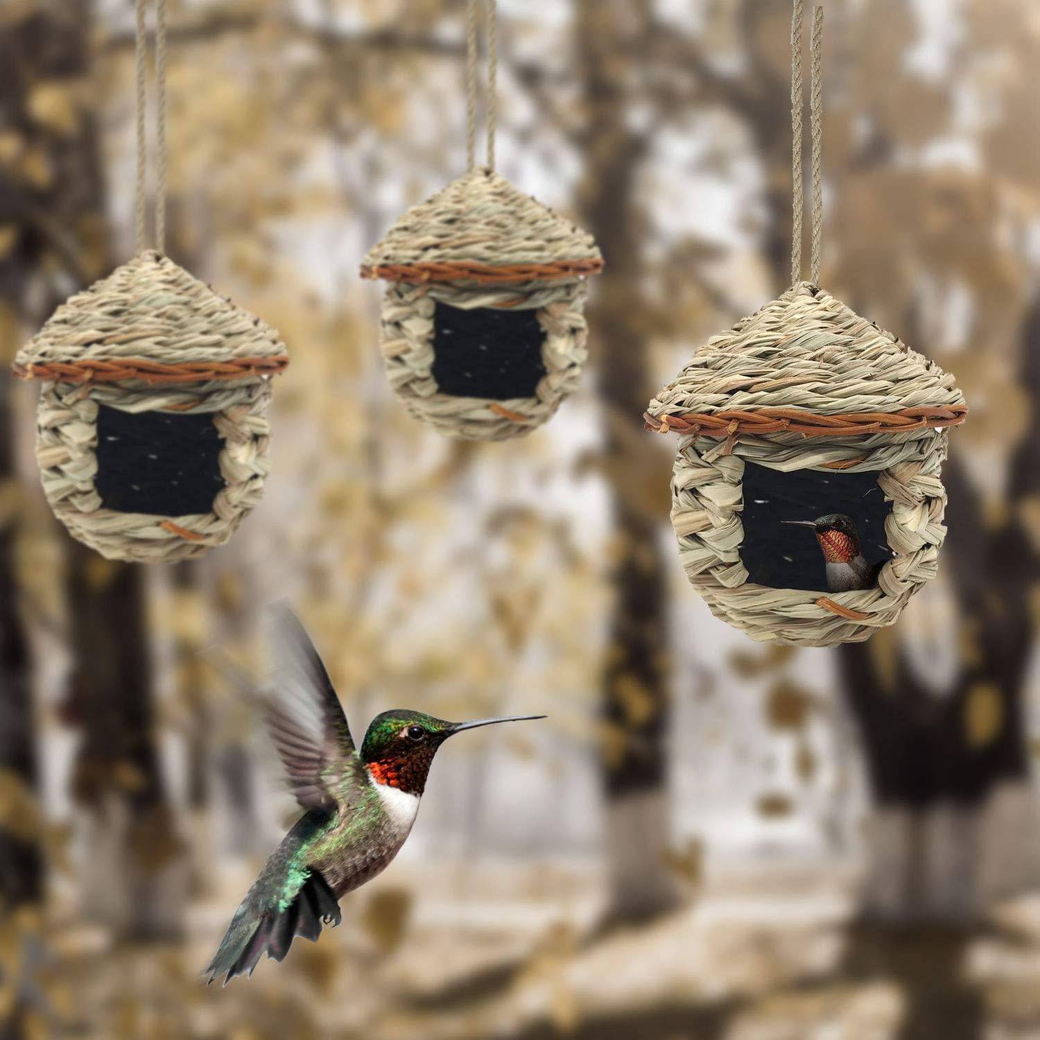 Handmade Straw Bird House