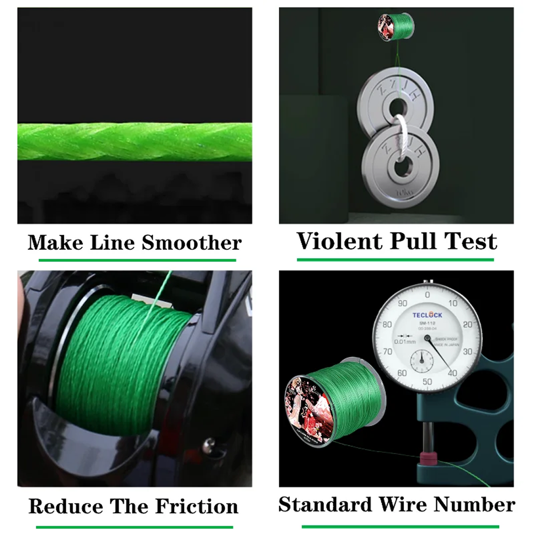 8 x Braided Fishing Line —150M Japanese PE Multifilament for Carp & More