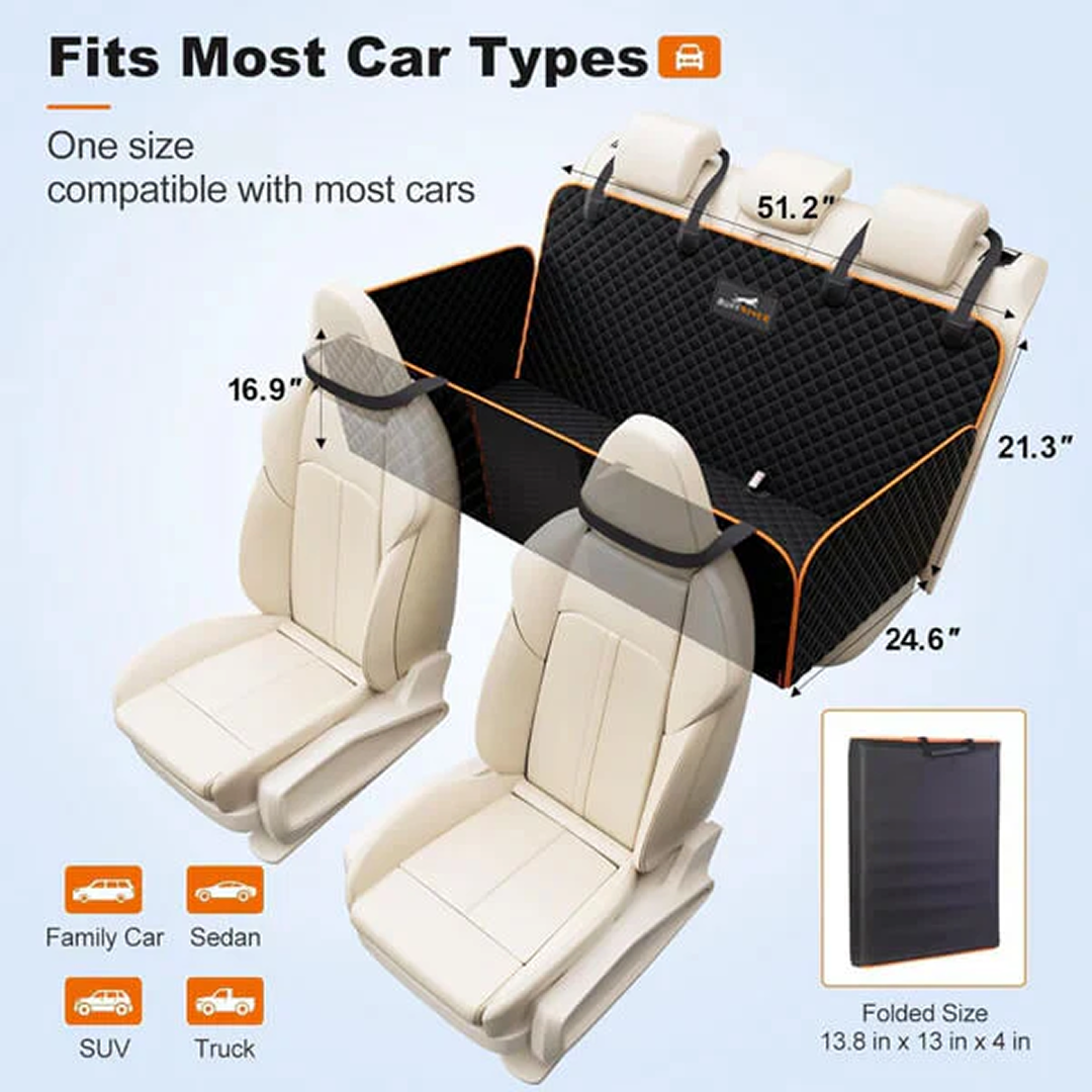 Easylife™ Hard Bottom Dog Car Seat Protector