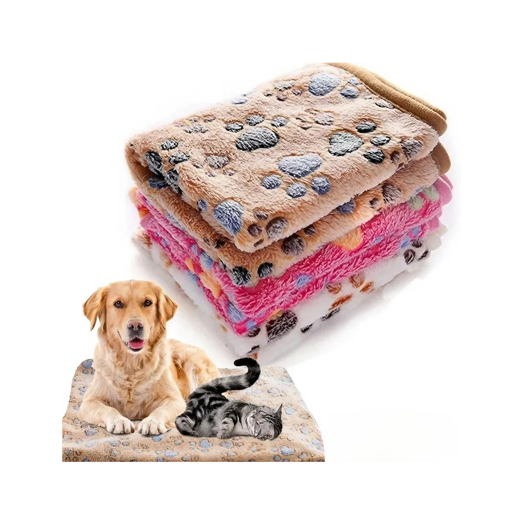 Calming Coral Fleece Pet BIanket
