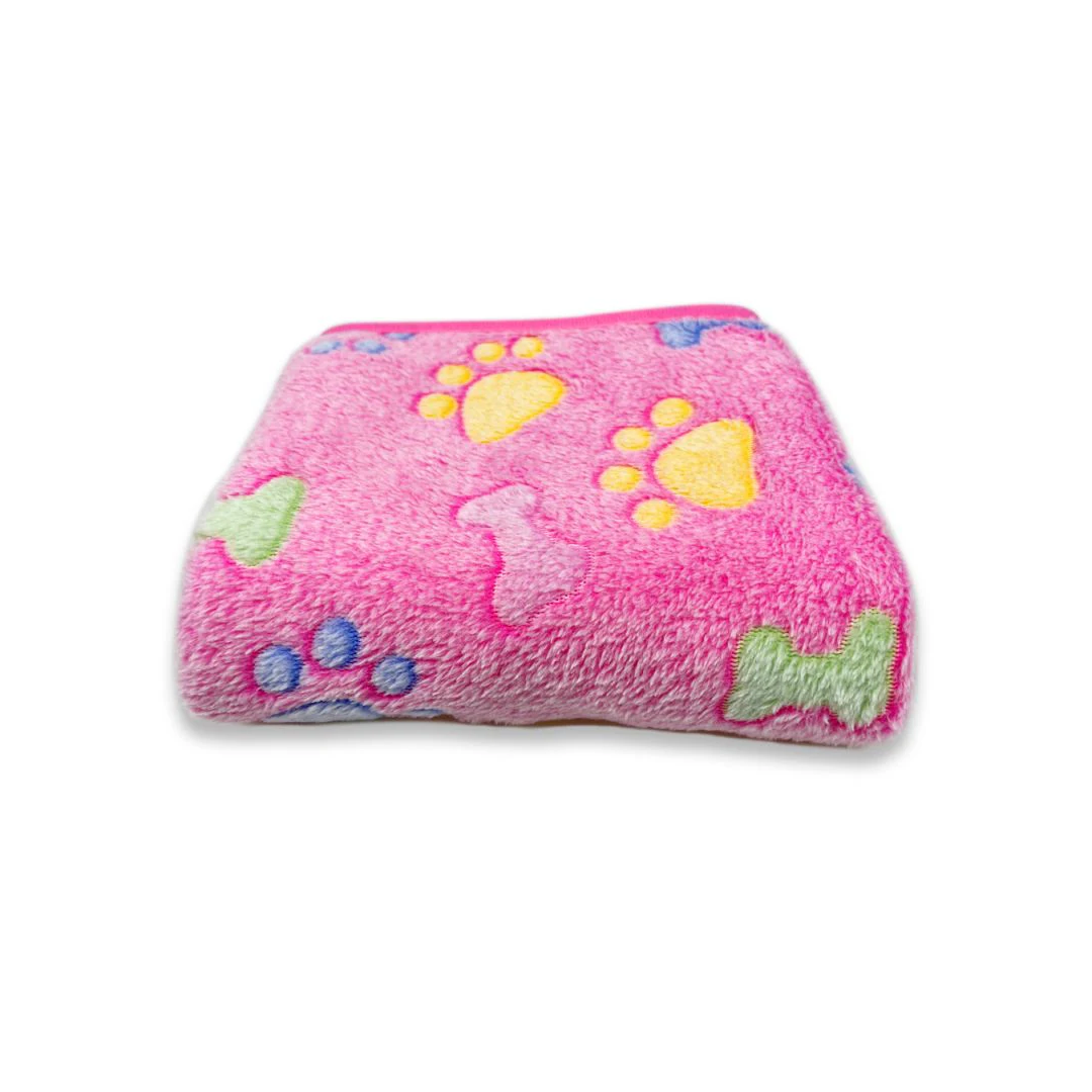 Calming Coral Fleece Pet BIanket