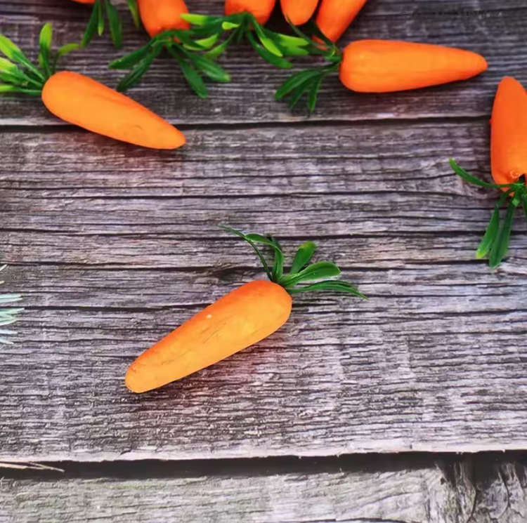 🥕 Bunby’s Perfect Match: 6-Piece Easter Carrot Accessory Set