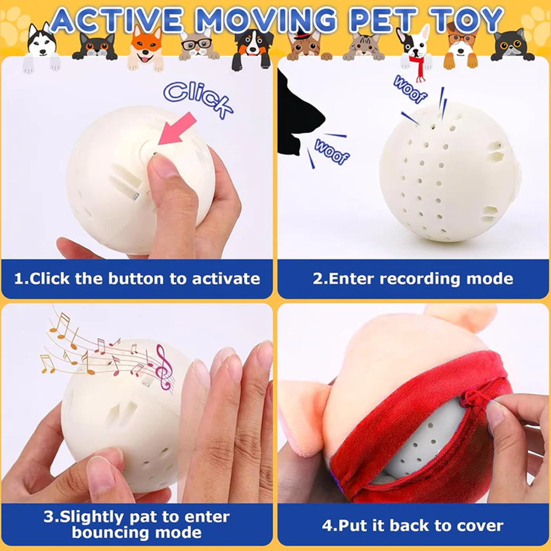 Easylife™ Interactive Bouncing Piggy Toy