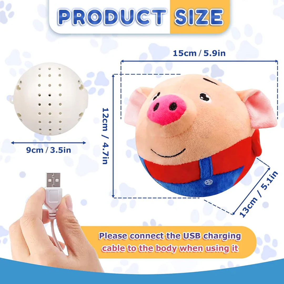 Easylife™ Interactive Bouncing Piggy Toy