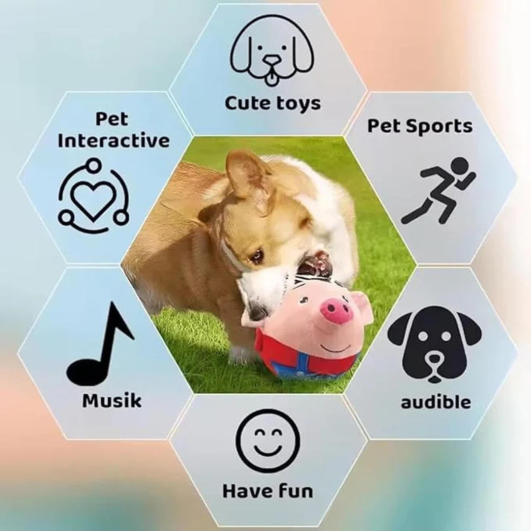 Easylife™ Interactive Bouncing Piggy Toy