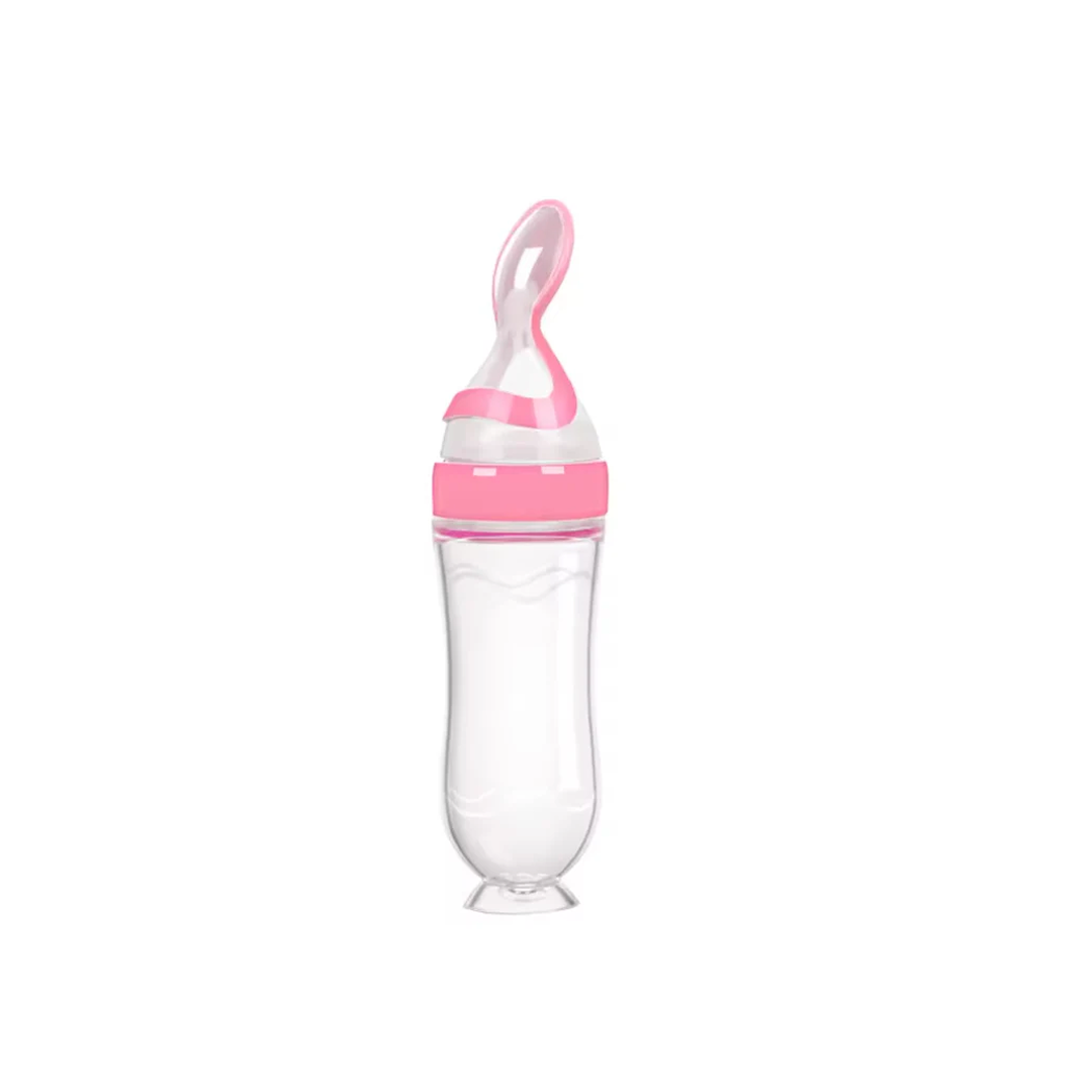Easylife™ Silicone Baby Bottle & Spoon