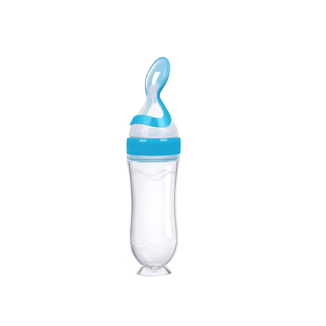 Easylife™ Silicone Baby Bottle & Spoon