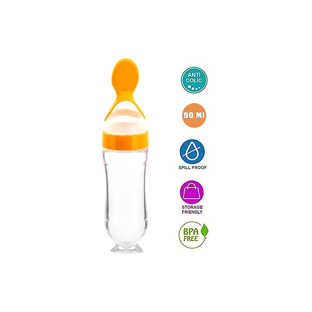 Easylife™ Silicone Baby Bottle & Spoon