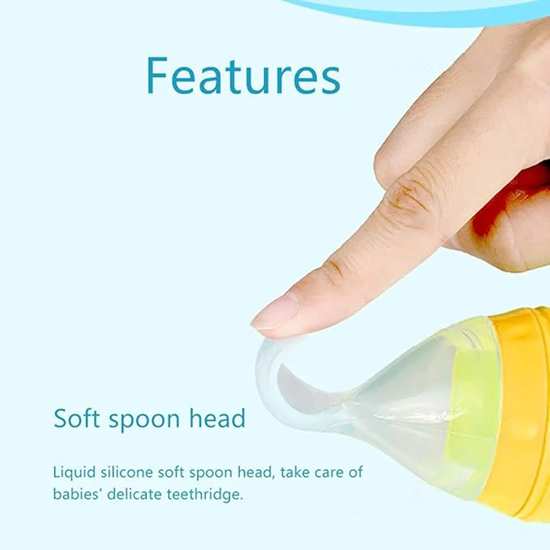 Easylife™ Silicone Baby Bottle & Spoon
