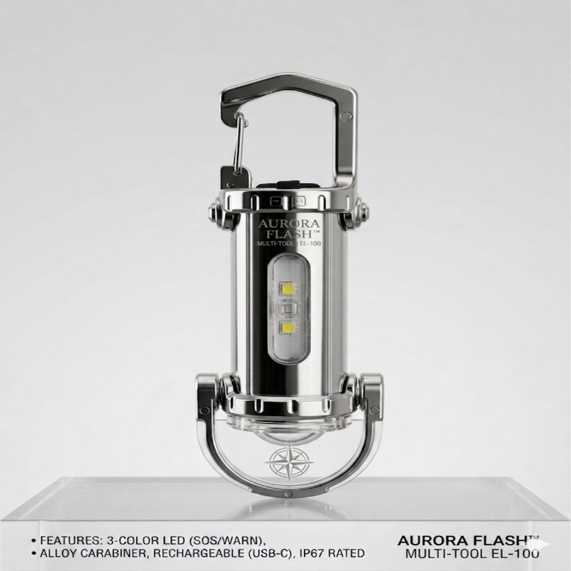 Aurora Flash™ Mini Keychain Flashlight 1200LM – Super Bright, Waterproof LED Light
