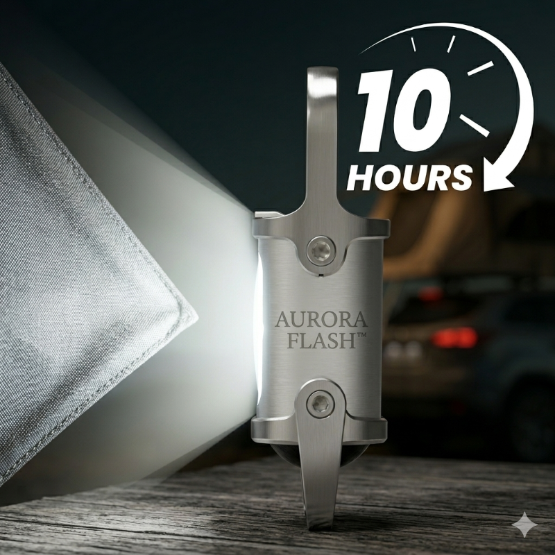 Aurora Flash™ Mini Keychain Flashlight 1200LM – Super Bright, Waterproof LED Light