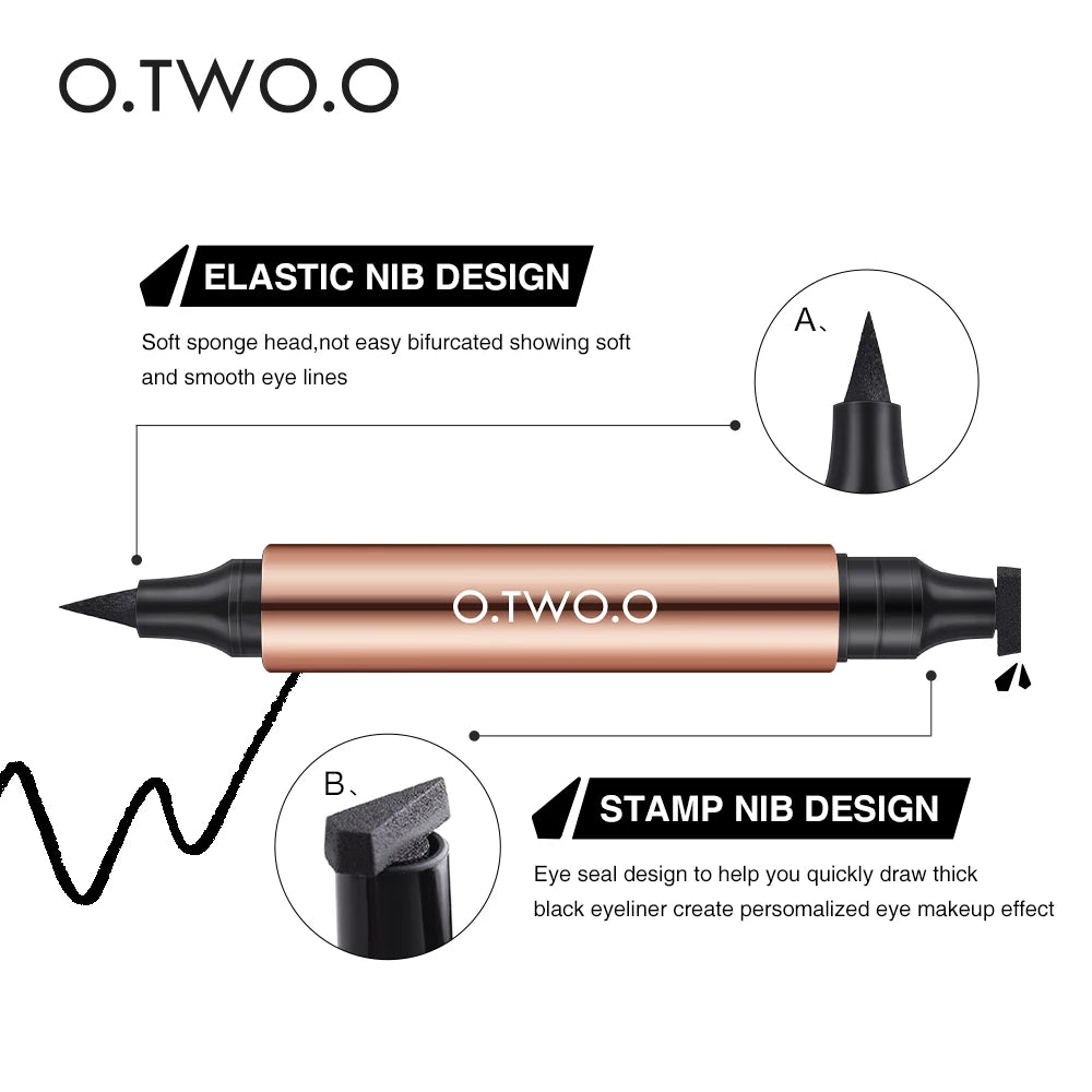 O.TWO.O™ Double-Ended Eyeliner: Precision & Lash Boost