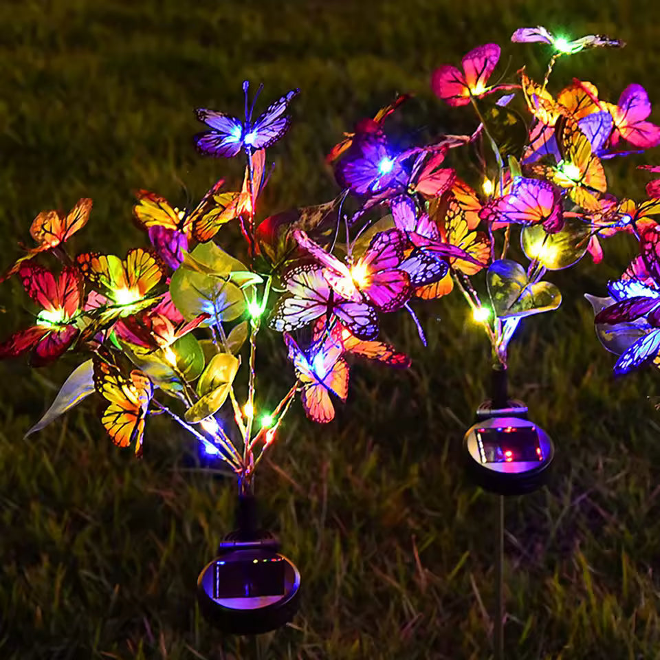 🦋 Solar Butterfly Garden Lights