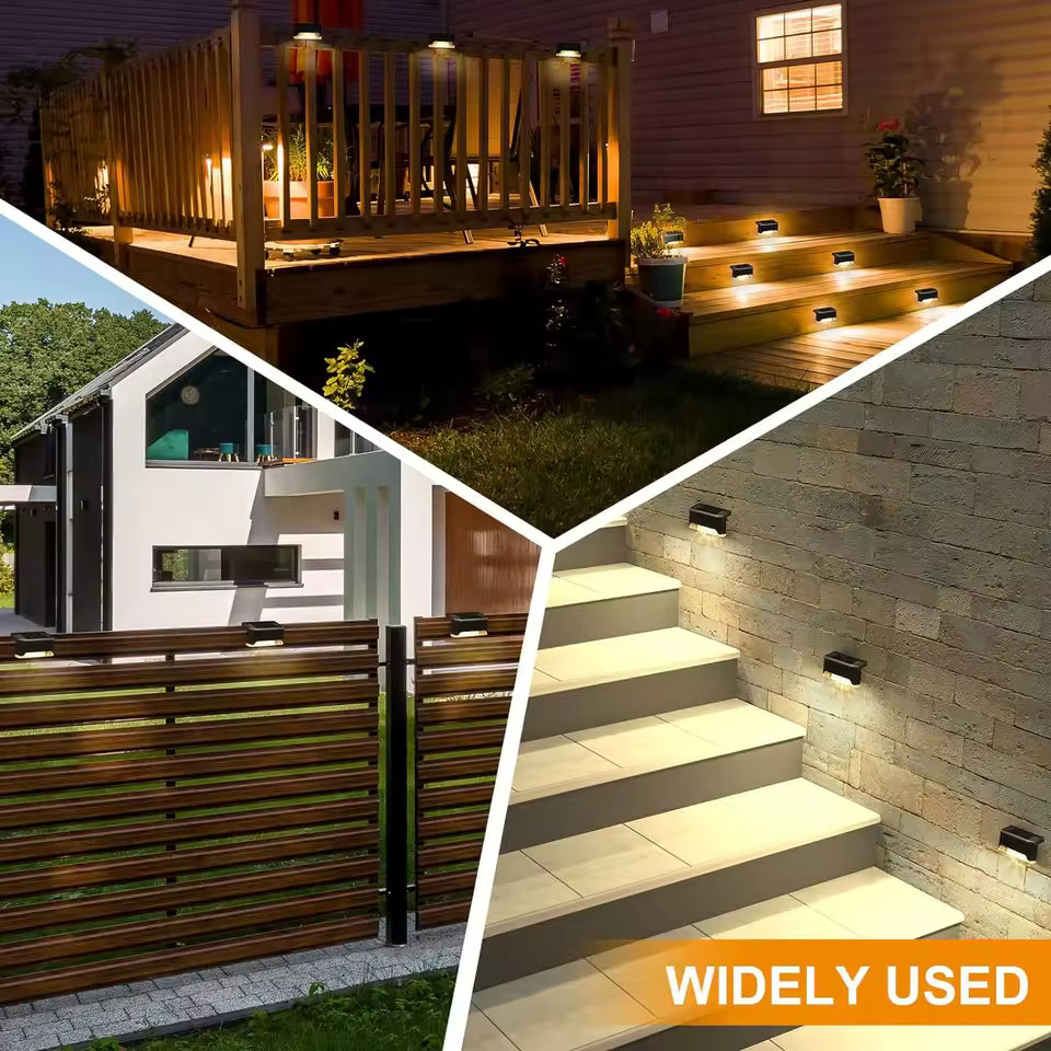 ✨ Solar Step Lights – 3 Pieces