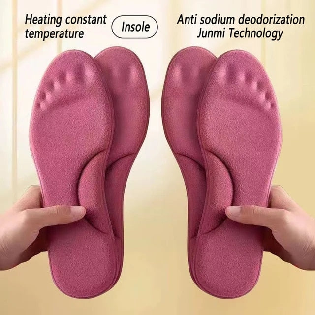 SelfHeat™ Insoles: Self heating Memory Foam Shoe Pads - easylife