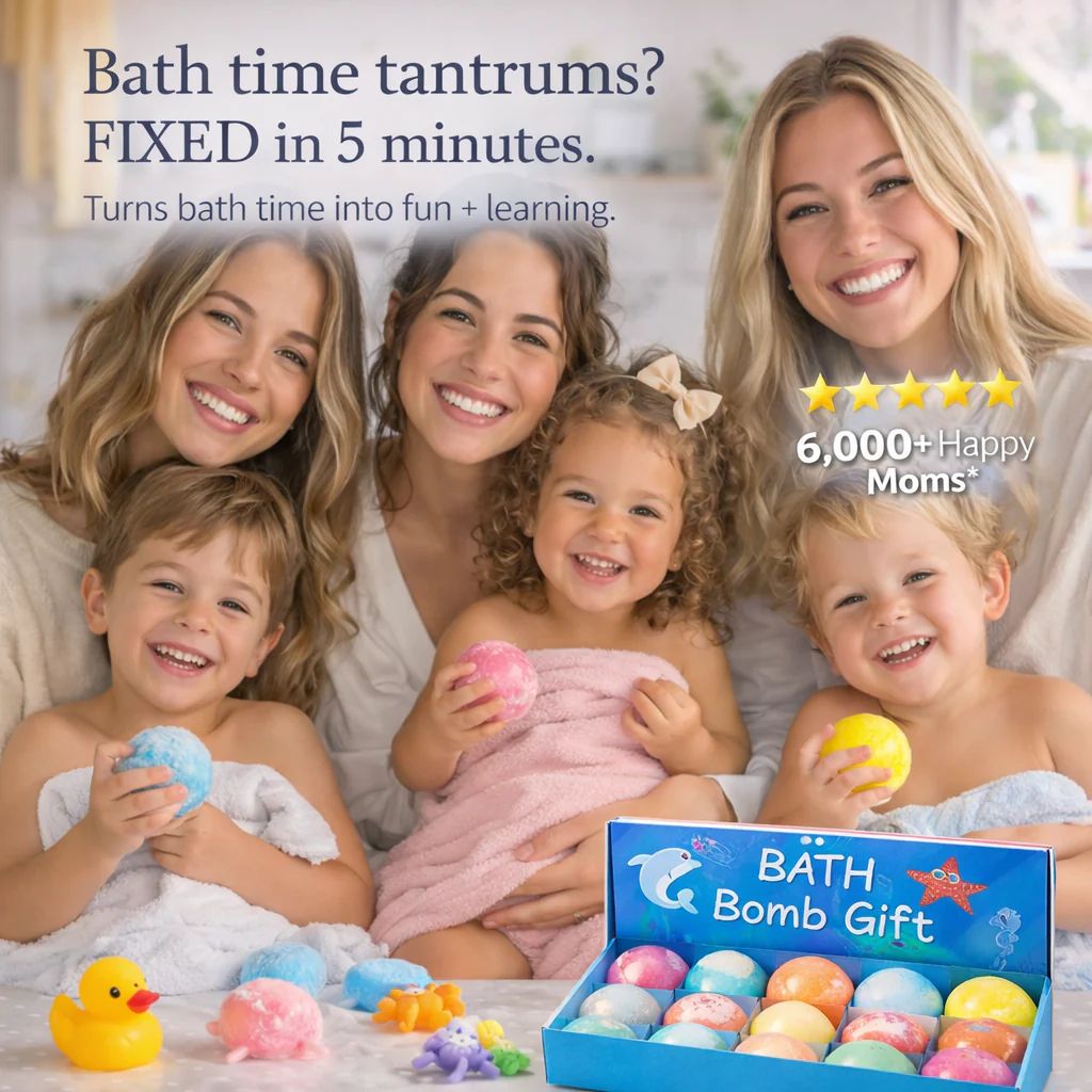 MysteryFizz™ Kids Bath Bombs – 6/12/18 Pack with Surprise for Kids
