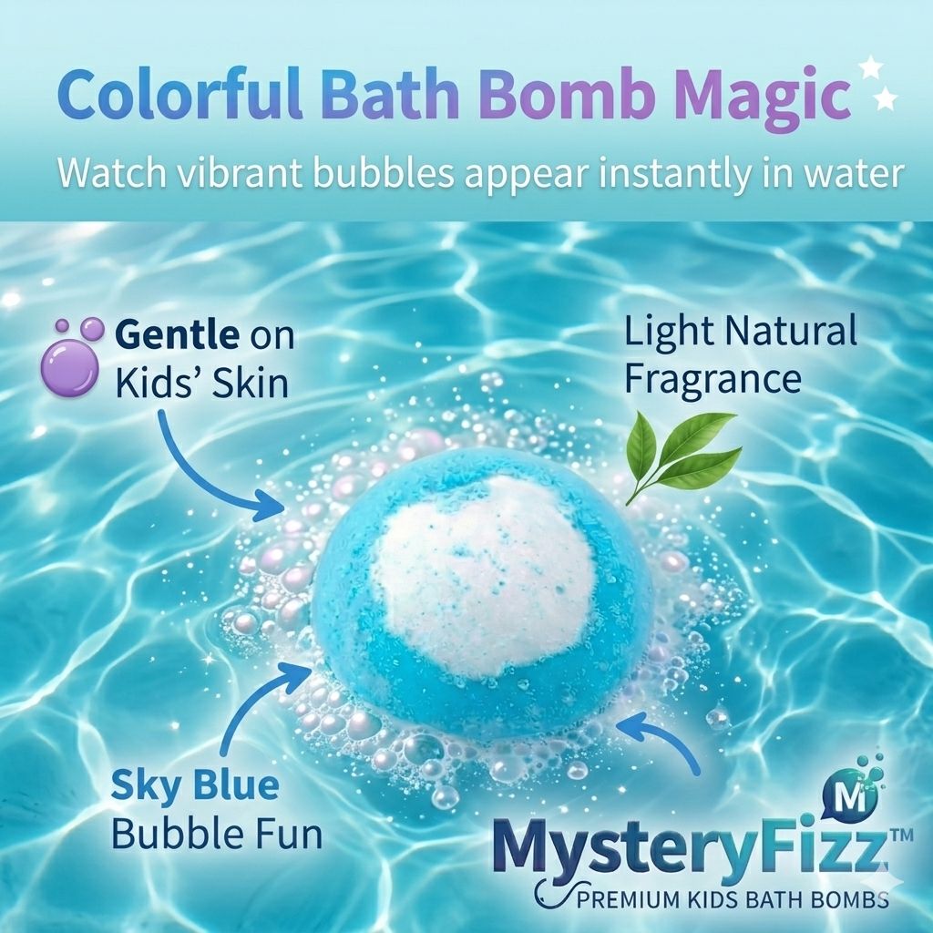 MysteryFizz™ Kids Bath Bombs – 6/12/18 Pack with Surprise for Kids