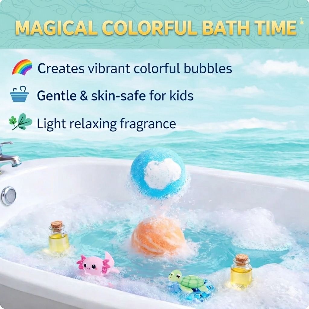 MysteryFizz™ Kids Bath Bombs – 6/12/18 Pack with Surprise for Kids