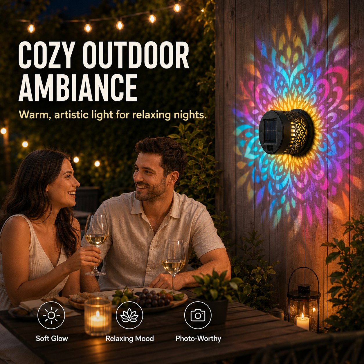 MandalaGlow™ – The Wall Light That Turns Empty Walls Into Art