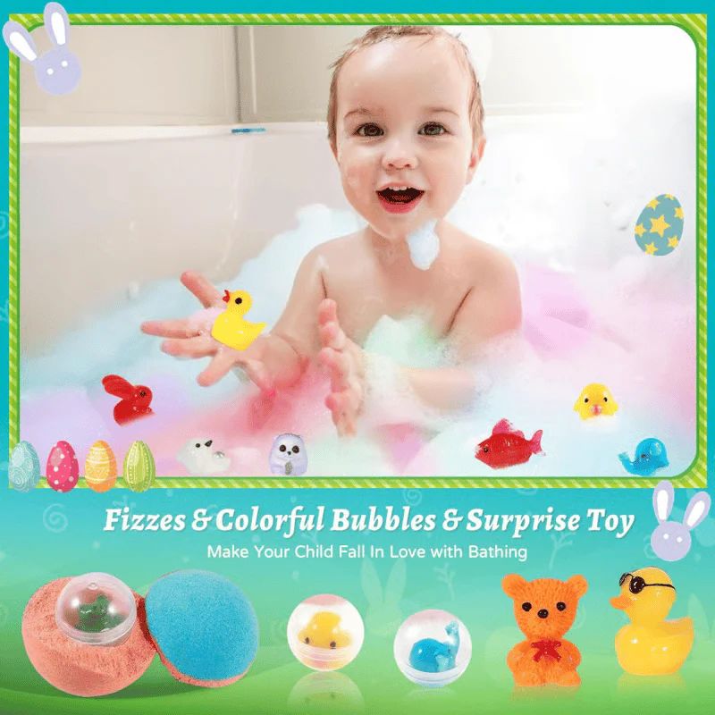 MysteryFizz™ Kids Bath Bombs – 6/12/18 Pack with Surprise for Kids