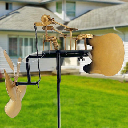 EasyLife™ WindBeat Rockmill | Handmade Metal Music Wind Spinner