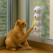 Mr. Wiggles – Smart Motion Cat Toy (Worm-Inspired Design)